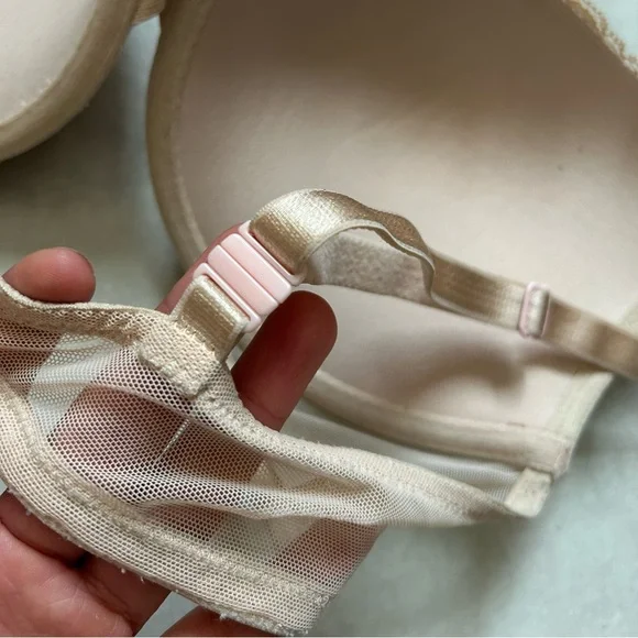 Elegant Lace Underwire Bra - Tan - Picture 10 of 10